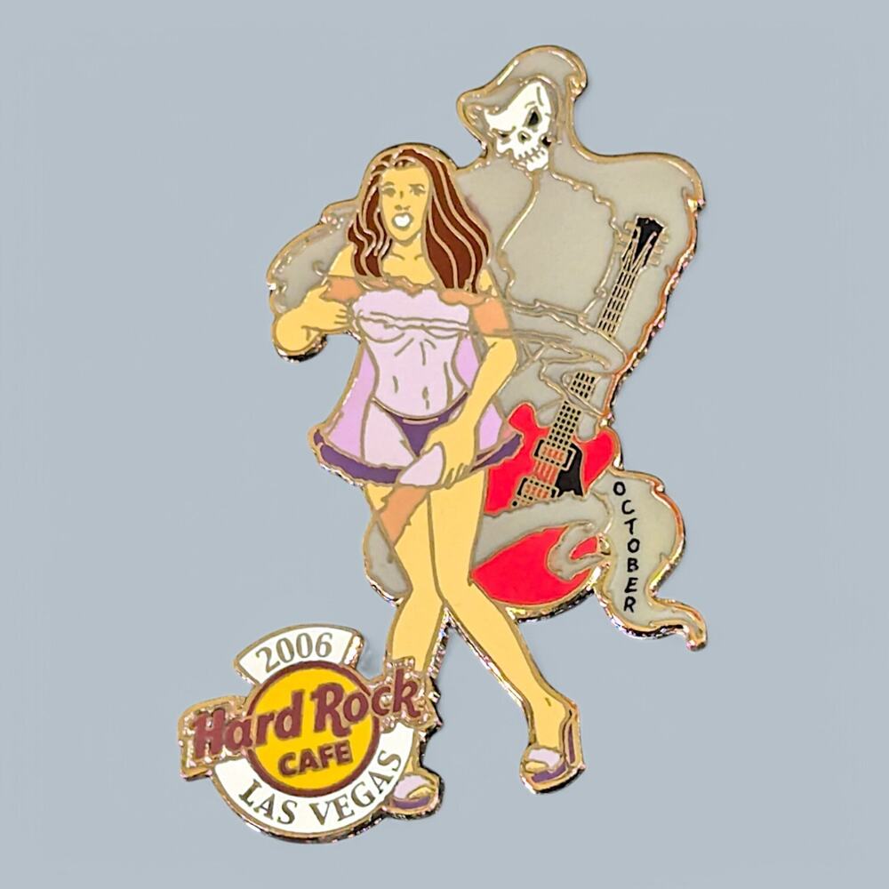 Hard Rock Pin 2006 Las Vegas Bar Girl Series October Ghost Bar Palms Casino